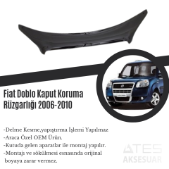 Fiat Doblo Kaput Koruma Rüzgarlığı 2006-2010