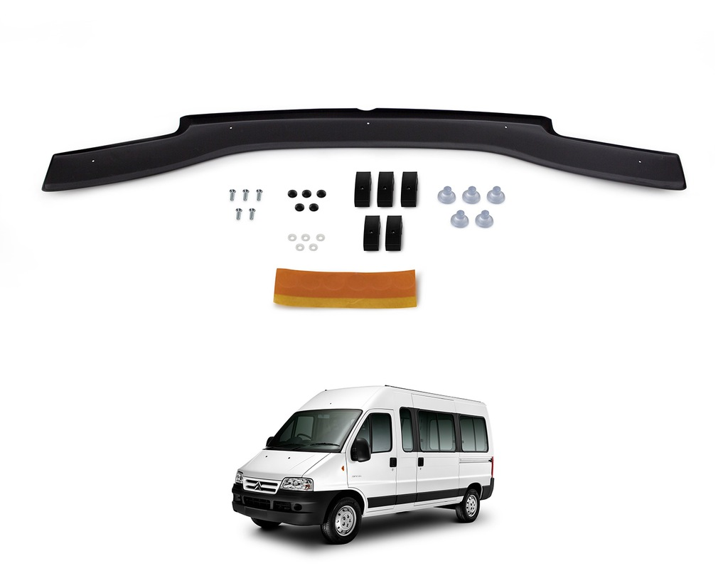 Citroen Jumper Ön Kaput Koruma Rüzgarlık 4mm (ABS) 02-06