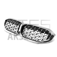 BMW 3 SERISI G20 2019+ DIAMOND PANJUR (BÖBREK) - KROM ÇERÇEVE