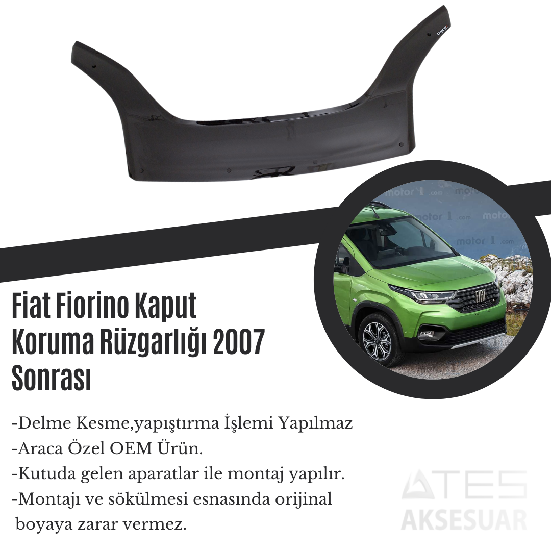 Fiat Fiorino Kaput Koruma Rüzgarlığı 2007 Sonrası