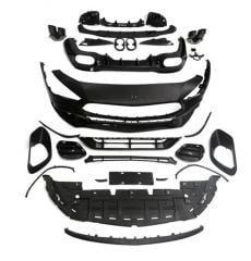 W118 CLA IÇIN UYUMLU CLA 45 GÖRÜNÜM FULL BODY KIT (ÖN TAMPON , PANJUR,DIFÜZÖR,EGZOZ)