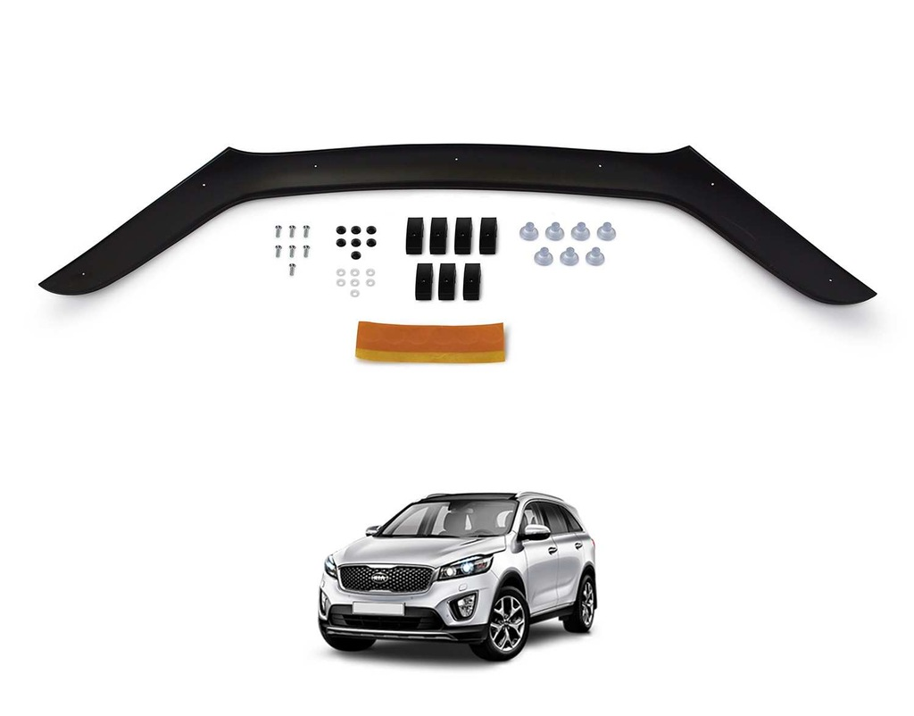 Kia Sorento Ön Kaput Koruyucu Rüzgarlık 4mm (ABS) 2016-2