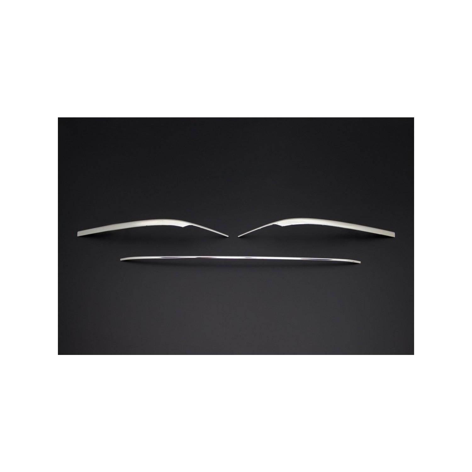 Volkswagen Passat Arka Tampon Çıtası 3 Parça Paslanmaz Çelik 2015>