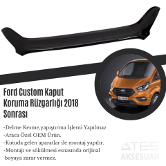 Ford Custom Kaput Koruma Rüzgarlığı 2018 Sonrası
