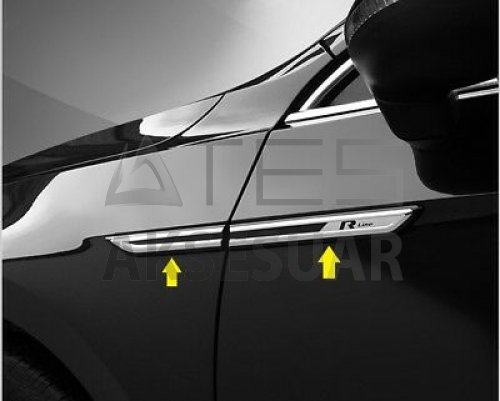 VW Passat B8 ABS Krom Çamurluk Çıtası 4 Prç. R Line 2015+