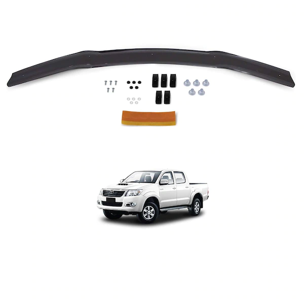 Toyota Hilux Ön Kaput Koruyucu Rüzgarlık 4Mm Abs 12-15