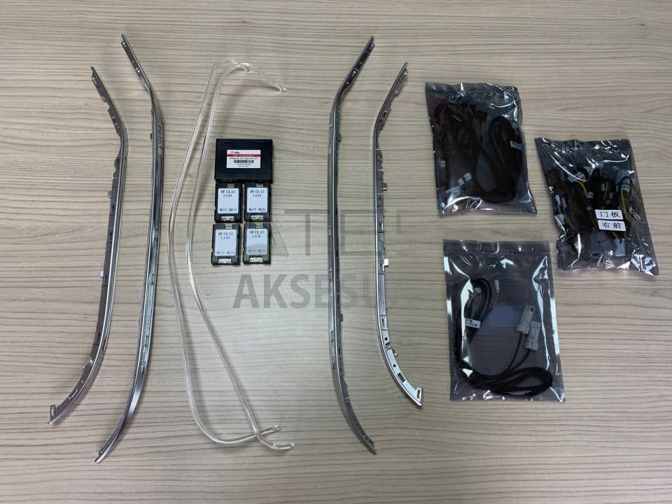 MERCEDES W205 C ve GLC(2014-2018) SERISI 64 RENK AMBIANS PAKET (SIFIRDAN AMBIANS PAKETE ÇEVIRME)