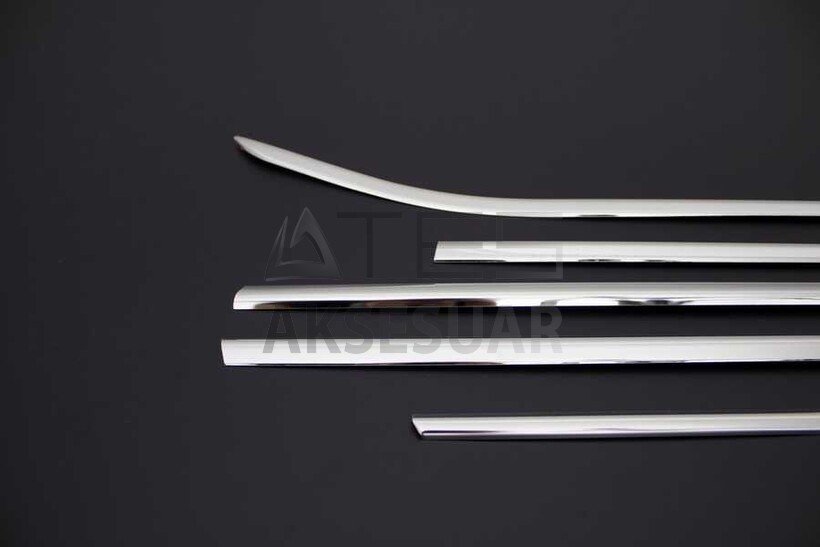 Opel Corsa E HB Krom Cam Çıtası 6 Parça 2015-2019 Arası