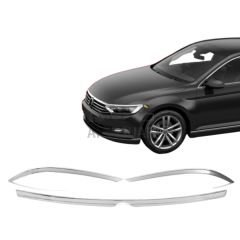 VW Passat B8 Krom Far Üzeri Çıta Seti 3 Parça 2015+