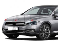 VW Passat B8.5 Krom Far Üzeri Çıta Seti 3 Parça 2019+