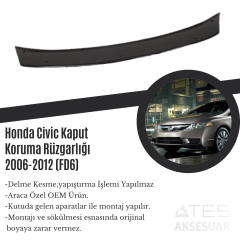 Honda Civic Kaput Koruma Rüzgarlığı 2006-2012 (FD6)