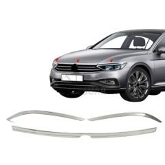 VW Passat B8.5 Krom Far Üzeri Çıta Seti 3 Parça 2019+