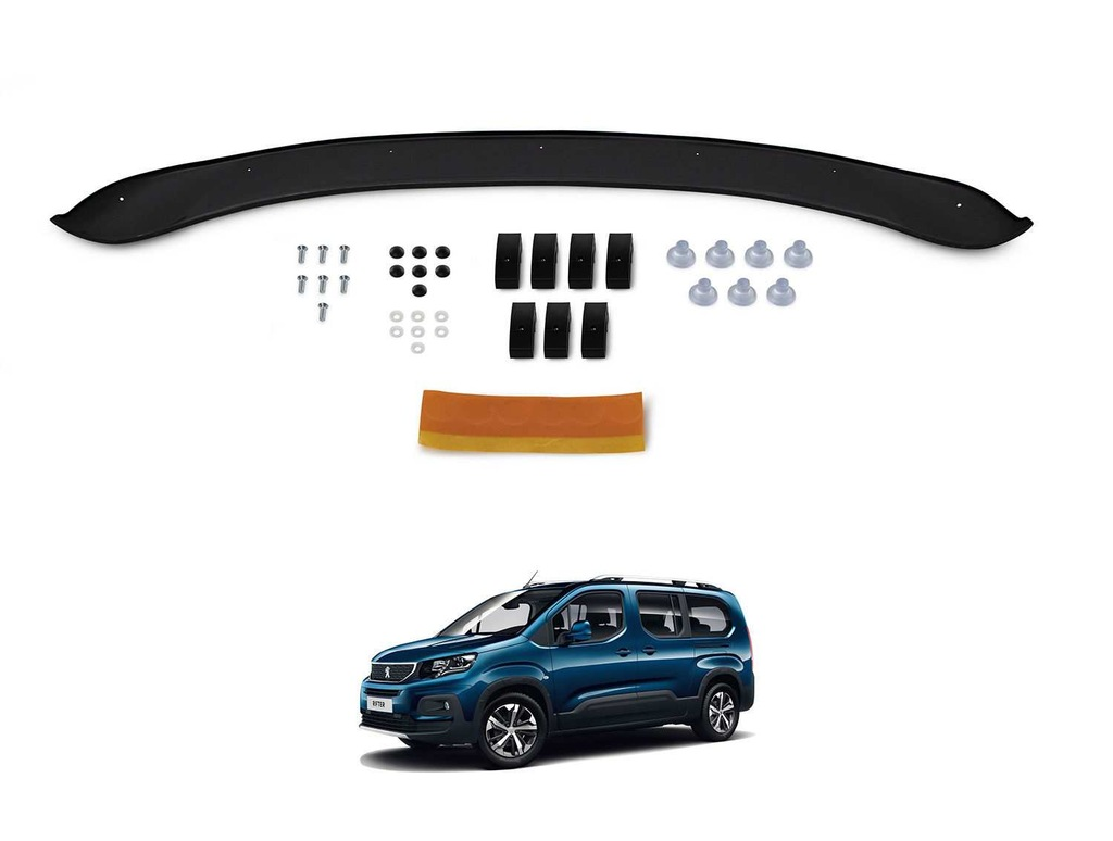 Peugeot Rifter Ön Kaput Maskesi Koruma Rüzgarlığı Deflekör