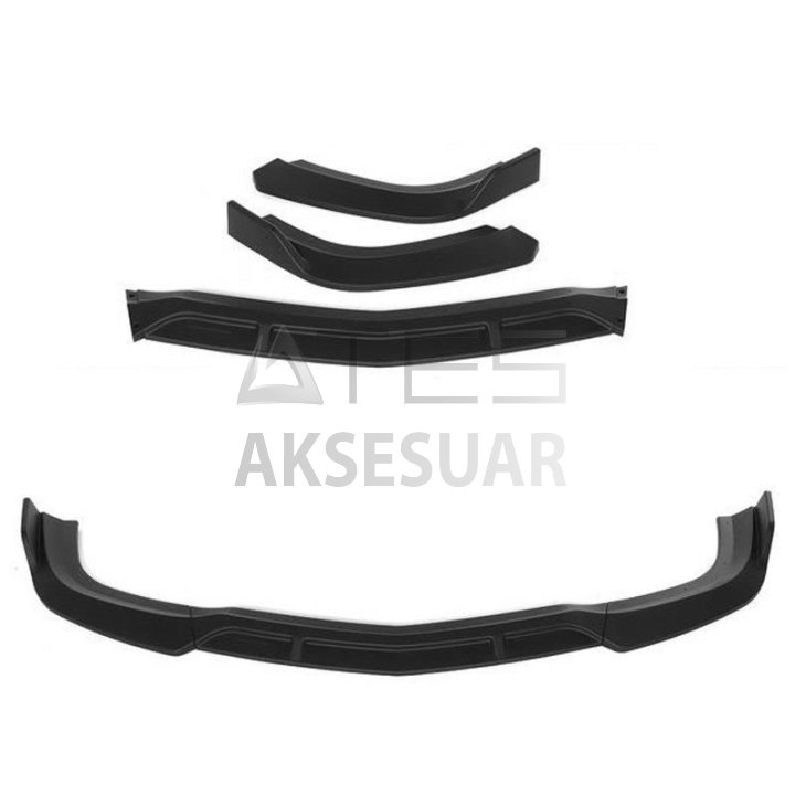 MERCEDES W204 2007-2014 ÖN LIP BRABUS - PIANO BLACK (PARLAK SIYAH) (AMG)