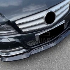 MERCEDES W204 2007-2014 ÖN LIP BRABUS - PIANO BLACK (PARLAK SIYAH) (AMG)