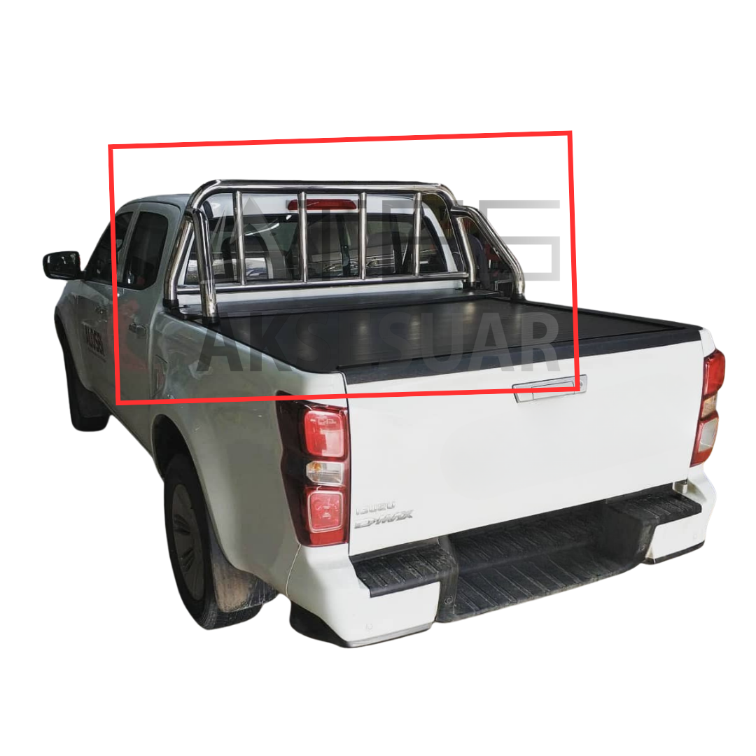 İsuzu D-Max Rollbar Krom Cam Korumalı