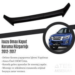 Isuzu Dmax Kaput Koruma Rüzgarlığı 2012-2017