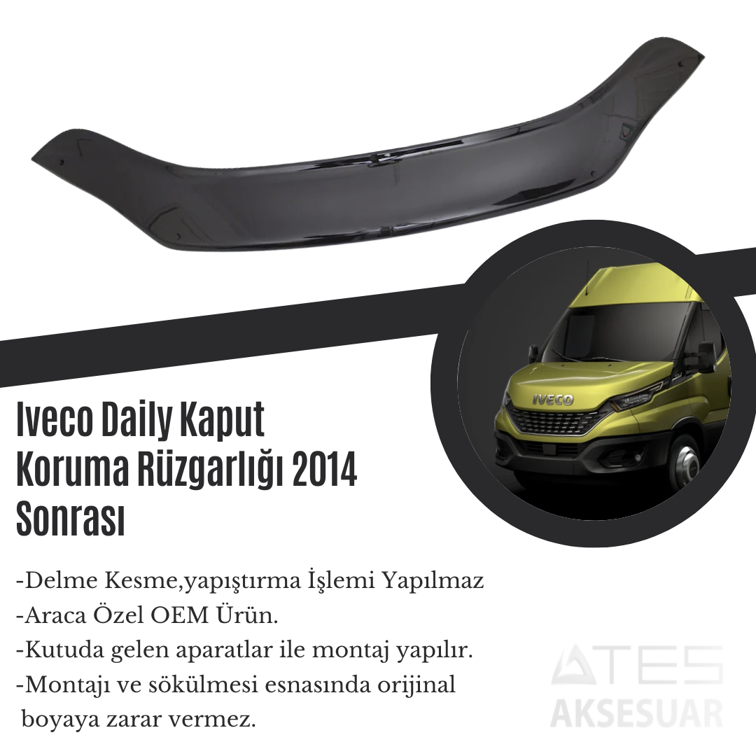 Iveco Daily Kaput Koruma Rüzgarlığı 2014 Sonrası