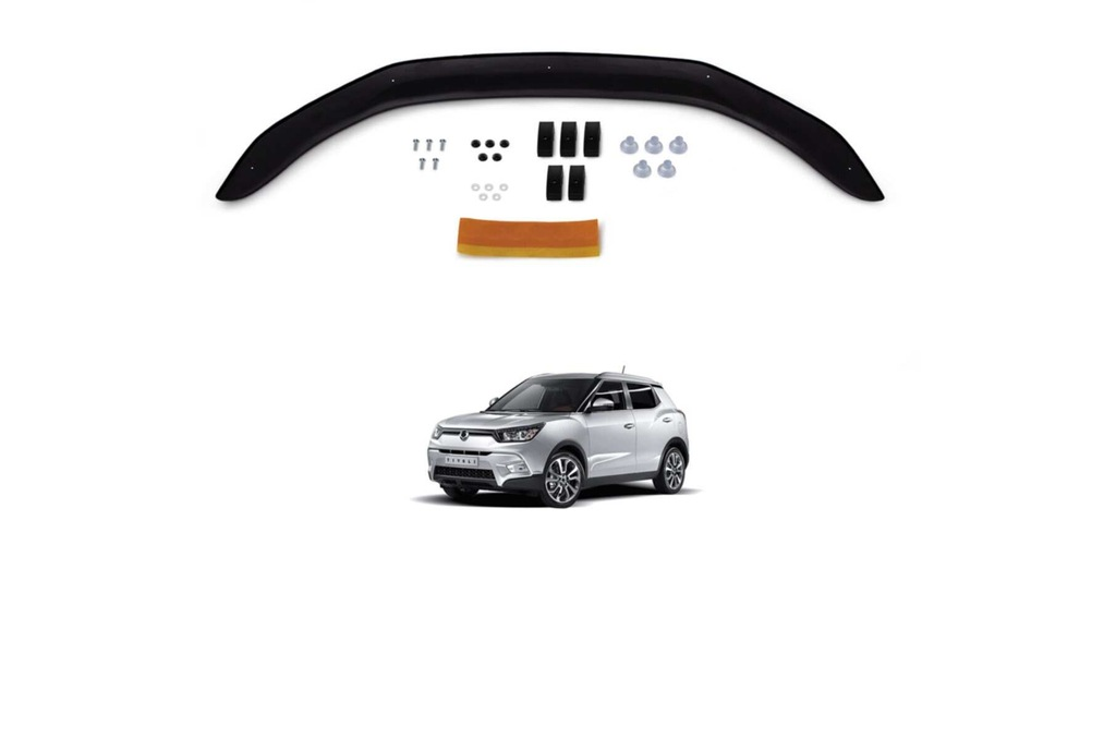 Ssangyong Tivoli Ön Kaput Koruma Rüzgarlığı 3mm Akrilik (abs)
