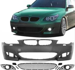 5 SERISI E60 IÇIN UYUMLU  M5 GÖRÜNÜM Ön Tampon (Sis Lambasi Dahil)