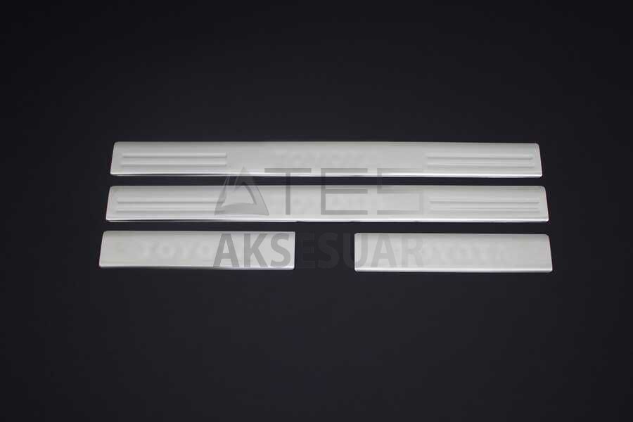 Toyota Corolla Krom Kapı Eşiği 4 Parça 2002-2007 Arası