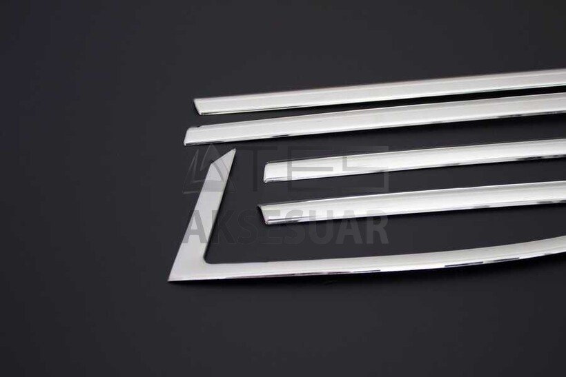 Opel Astra K Krom Alt Cam Çerçevesi 8 Parça 2015 ve Sonrası