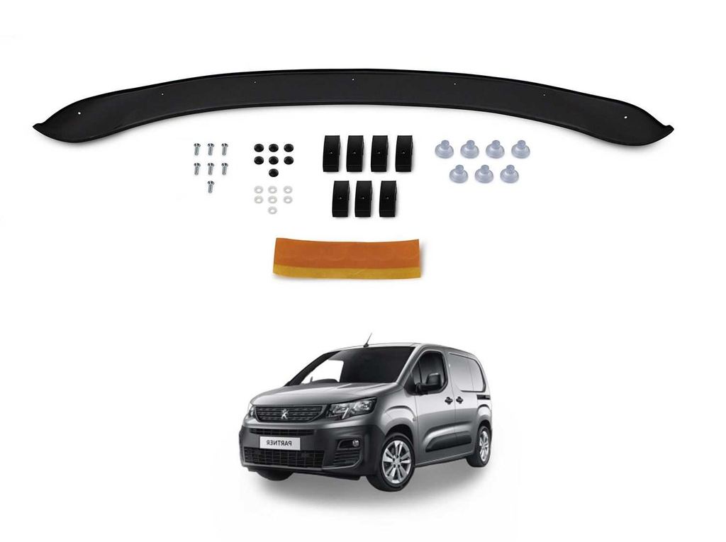 Peugeot Partner Kaput Maskesi Koruma Rüzgarlığı Deflektör