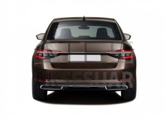 Skoda Superb Krom Egzoz Çıkışı 2 Parça 2020+