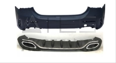 MERCEDES W177 SEDAN A SERİSİ OEM ARKA TAMPON&EGZOZ