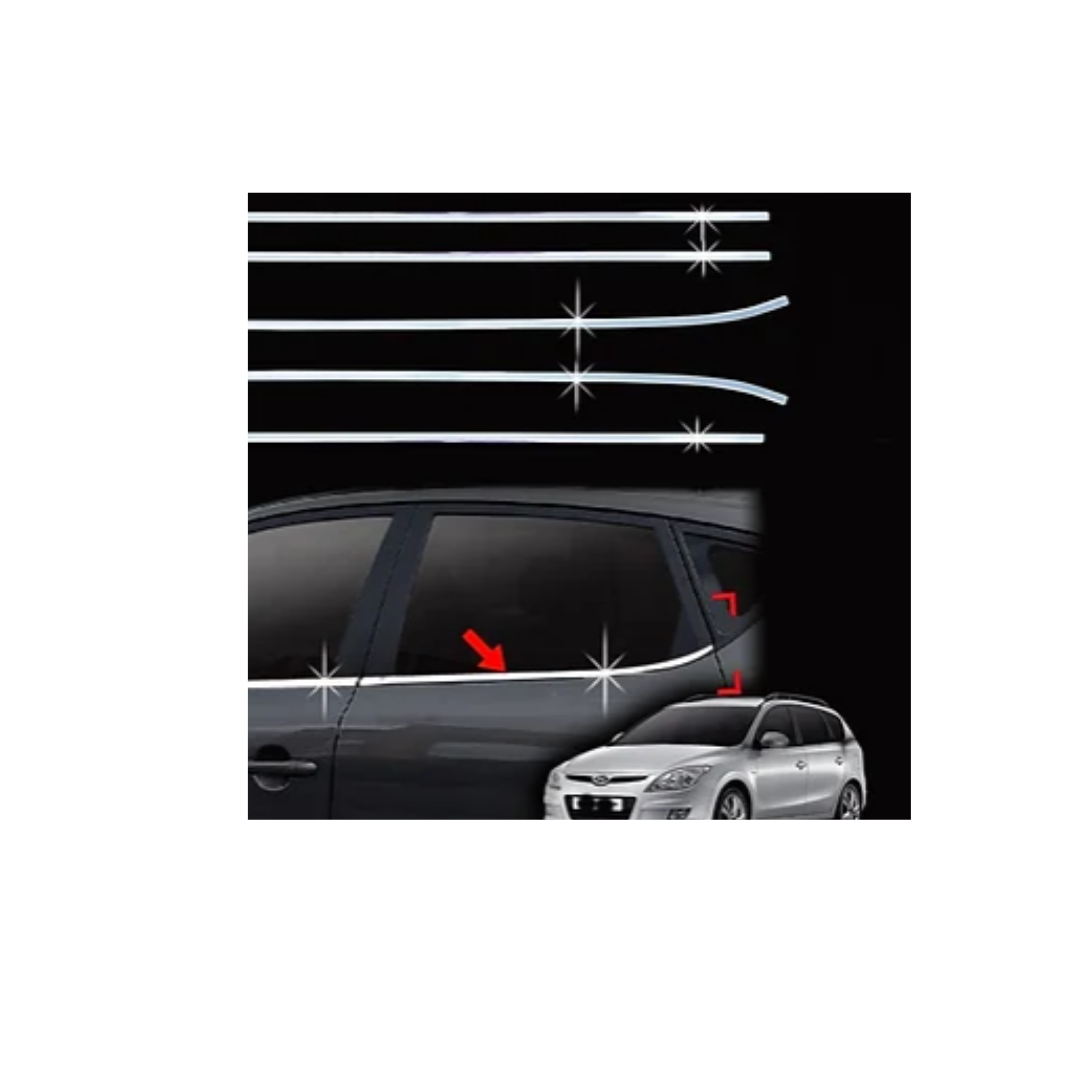 İ30 KAPI CAM KENAR KROM TAKIMI 2007-2011