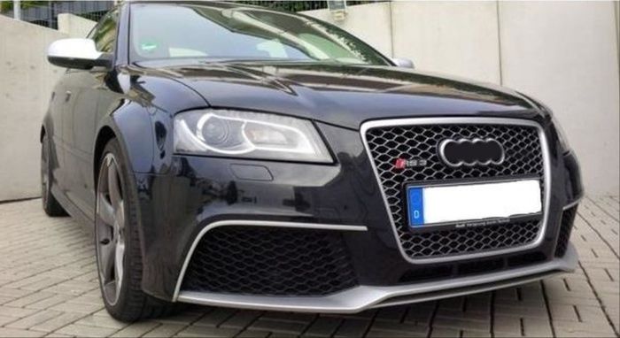 A3 2009-2012  IÇIN UYUMLU RS3 ÖN TAMPON PANJUR SETI -HATCHBACK (8P MAKYAJLI KASA)