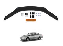 Honda Civic 7 Ön Kaput Koruyucu Rüzgarlık 3mm (ABS) 01-0