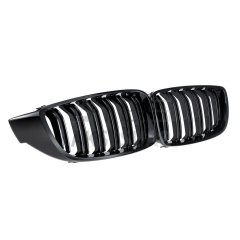 BMW 4 SERISI F32 2013-2019 M4 BOBREK (CIFT CIZGI PANJUR) PIANO BLACK