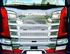Scania NG SC SİSLİ PANJUR KROMU