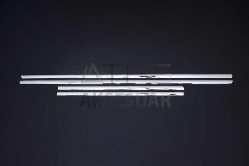 Peugeot 407 Krom Cam Çıtası 4 Parça 2004-2010 Arası