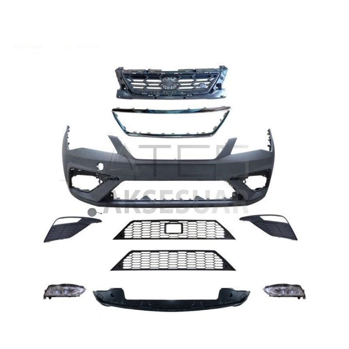SEAT LEON 2018-2020 FR ÖN TAMPON PANJUR SET(SİS DAHİL)