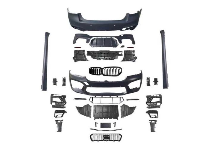 5 SERISI G30 IÇIN UYUMLU   2021+ LCI M5 GÖRÜNÜM BODY KIT + PANJUR