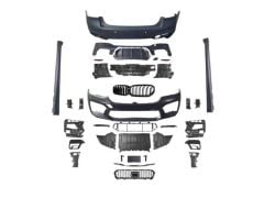5 SERISI G30 IÇIN UYUMLU   2021+ LCI M5 GÖRÜNÜM BODY KIT + PANJUR