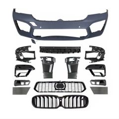 5 SERISI G30 IÇIN UYUMLU   2021+ LCI M5 GÖRÜNÜM BODY KIT + PANJUR