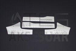 Peugeot Partner Krom Tepee İç Kapı Eşiği 4 Parça 2008-2018 Arası