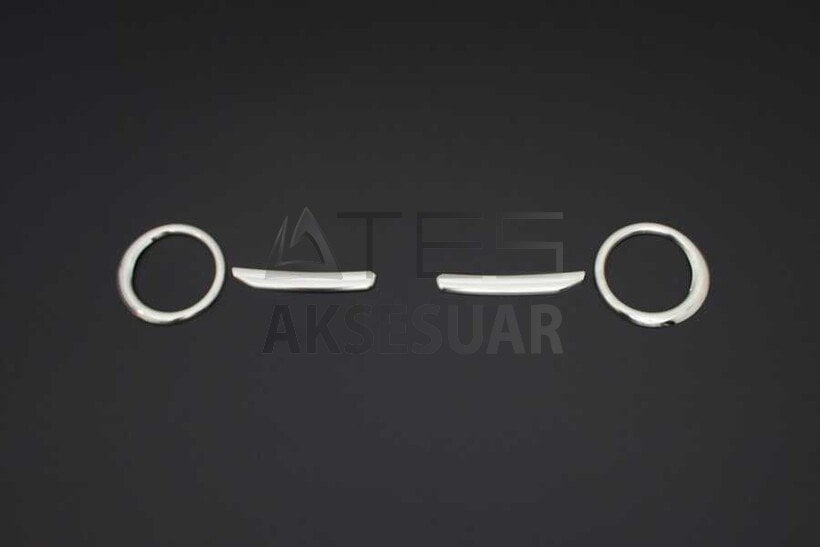 Fiat Doblo Krom Sis Farı Çerçevesi 4 Parça 2010-2014 Arası