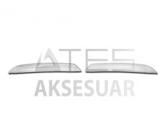 Nissan Qashqai Krom Arka Difüzör 2 Prç. 2017-2021