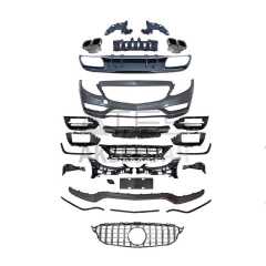 MERCEDES W205 2014-2019 C63 BODY KIT PARLAK SIYAH ÖN ÇITA