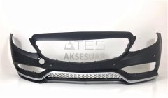 MERCEDES W205 2014-2018 C63 ÖN TAMPON & PANJUR SETI (SILVER Trimler)