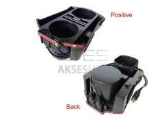 HONDA CIVIC FC5 2016-2020 USB PORTLU ORTA KONSOL KUTUSU KARBON