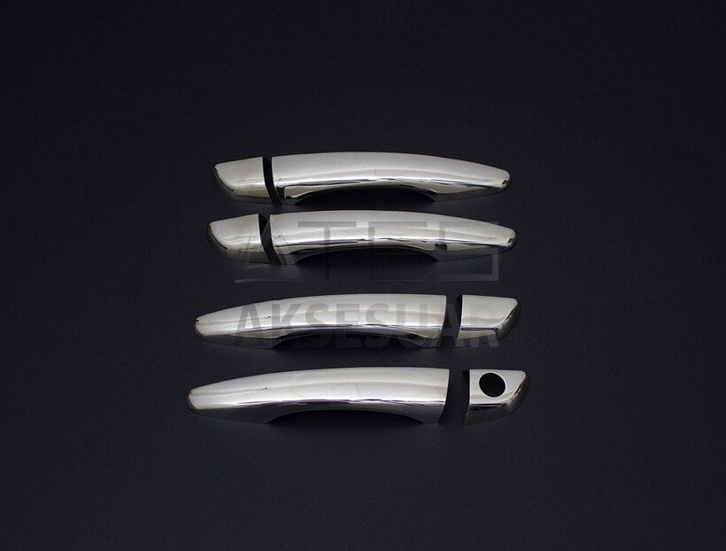 Peugeot 3008 Krom Kapı Kolu 4 Kap Sensörsüz 2016 ve Sonrası