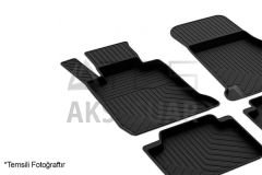 Mercedes X-Class 4D Havuzlu Paspas Siyah 2017 ve Sonrası