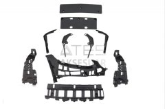 MERCEDES W205 2014-2018 C63 ÖN TAMPON & PANJUR SETI (Siyah Trimler)