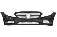 MERCEDES W205 2014-2018 C63 ÖN TAMPON & PANJUR SETI (Siyah Trimler)