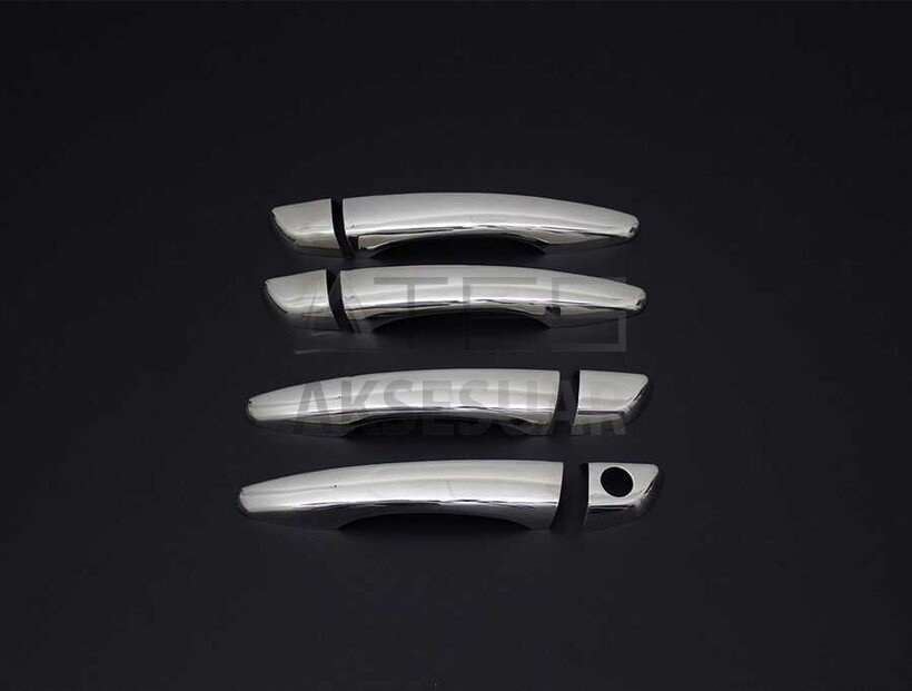 Peugeot Rifter Krom Kapı Kolu 4 Kapı 8 Parça 2019 ve Sonrası